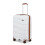 (Cream, 20 inch) One Or Four Pieces Lightweight PP Hard Shell Suitcase With TSA Lock 1