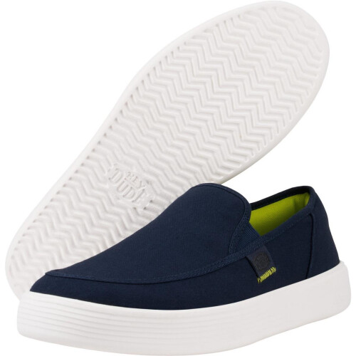 HEYDUDE Sunapee Canvas Shoe Navy/White 2