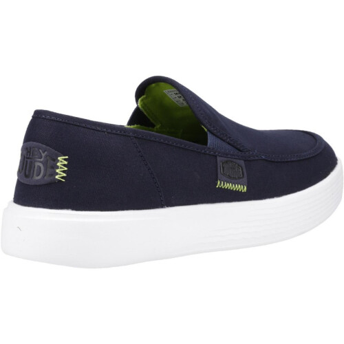 HEYDUDE Sunapee Canvas Shoe Navy/White 1