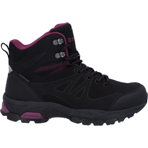 Princeton Tec Hi-Tec Jackdaw Mid Waterproof Boot Black/Burgundy