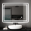 Dripex (600*800 MM) Bathroom Mirror LED Lights 3 Colors Demister Pad 1