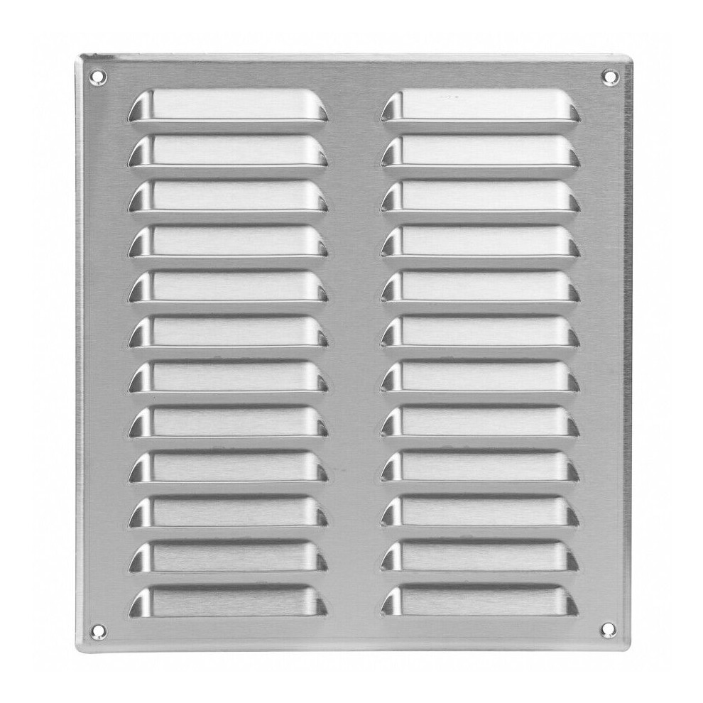 Sleek Stainless Steel Air Vent Grille - 260Mm X 280Mm 5056517970836