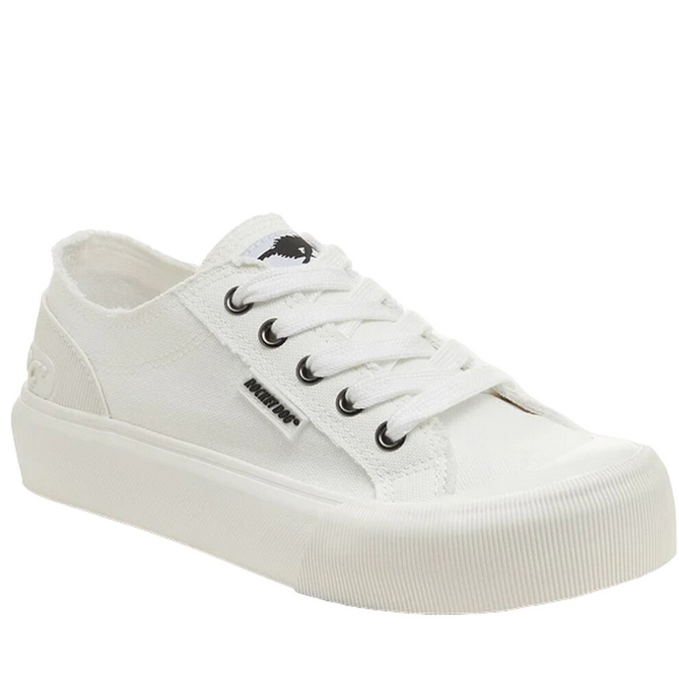 (8 UK, White) Rocket Dog Womens/Ladies Jazzin Plus Trainers