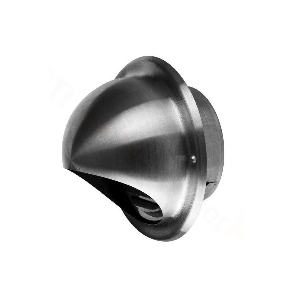 Bull Nose Air Vent Grille Stainless Steel 150Mm / 6" Supply 5056517970843