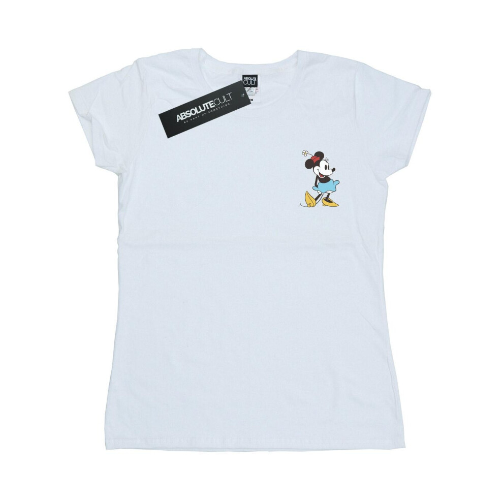 Minnie Mouse Kick Chest Cotton T-Shirt