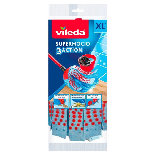 Vileda Vileda Supermocio Mop Head (Pack of 2)
