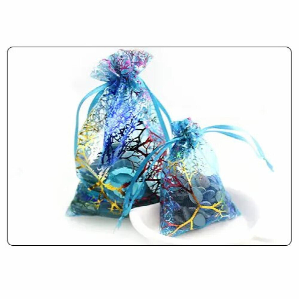 (sapphire White-10x15cm) 100pcs/lot Mixed 3 Sizes Organza Bag Favor packing Bag for Christmas wedding packing,Jewelry Packaging & Display-image-OPC-PBRW9BQ-NEW