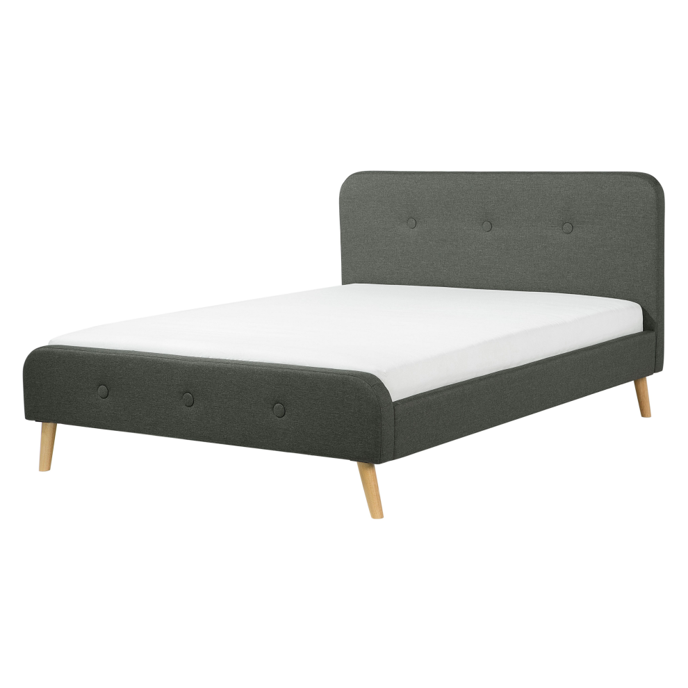 Bed Fabric RENNES 160 x 200 cm (EU King Size) Dark Grey