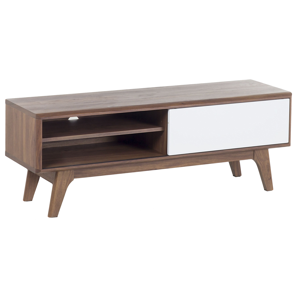 TV Stand BUFFALO Brown/ White