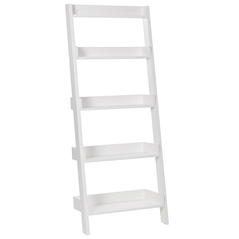 5 Tier Bookcase MOBILE TRIO 166 cm White