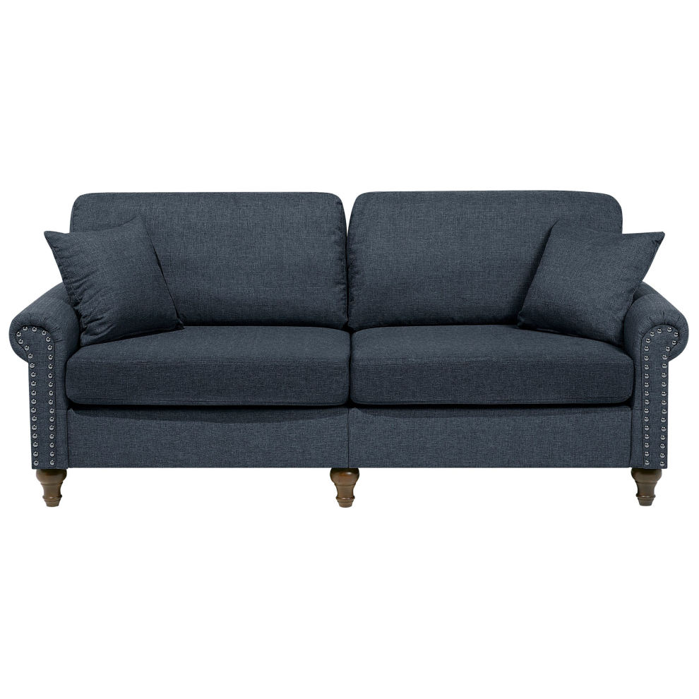 Sofa OTRA Fabric Dark Grey 3 Seater
