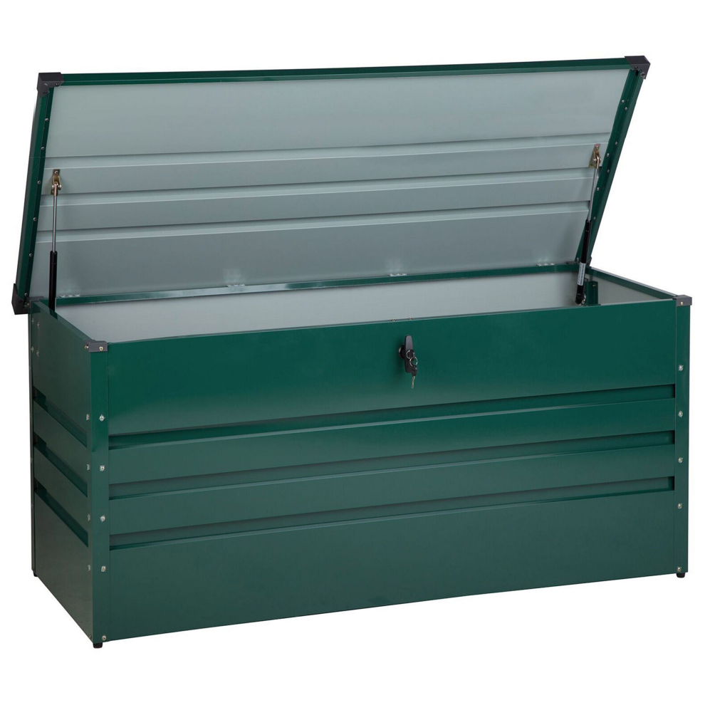 Storage Box CEBROSA Metal 132 cm 62 cm Dark Green