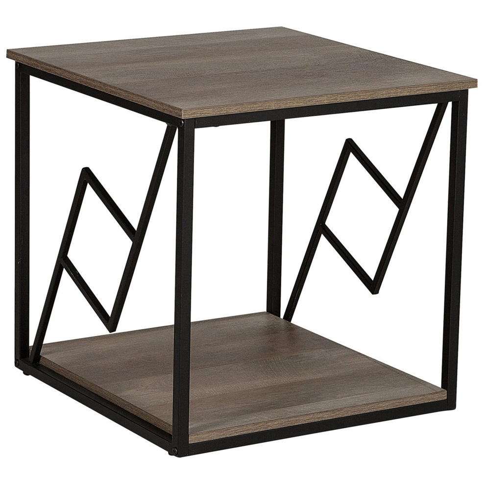 Side Table FORRES Brown/ Black