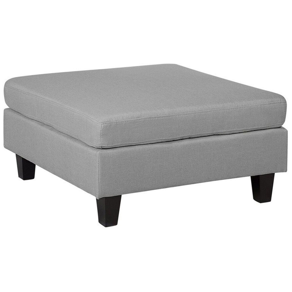 Ottoman FEVIK Fabric Light Grey