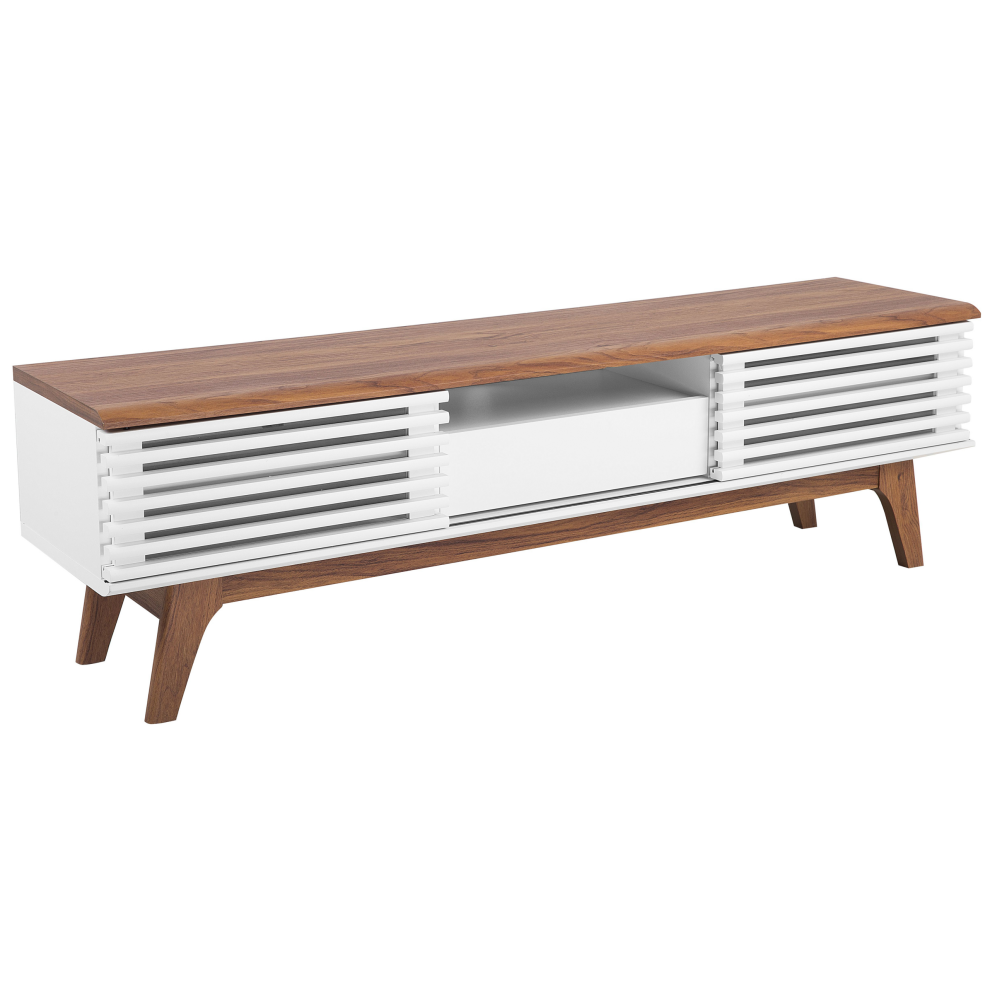 TV Stand DETROIT Brown/ White