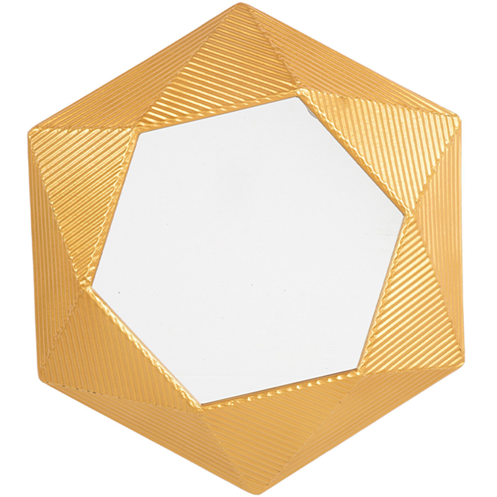 Wall Mirror BASTIA 51 cm 60 cm Metal Gold