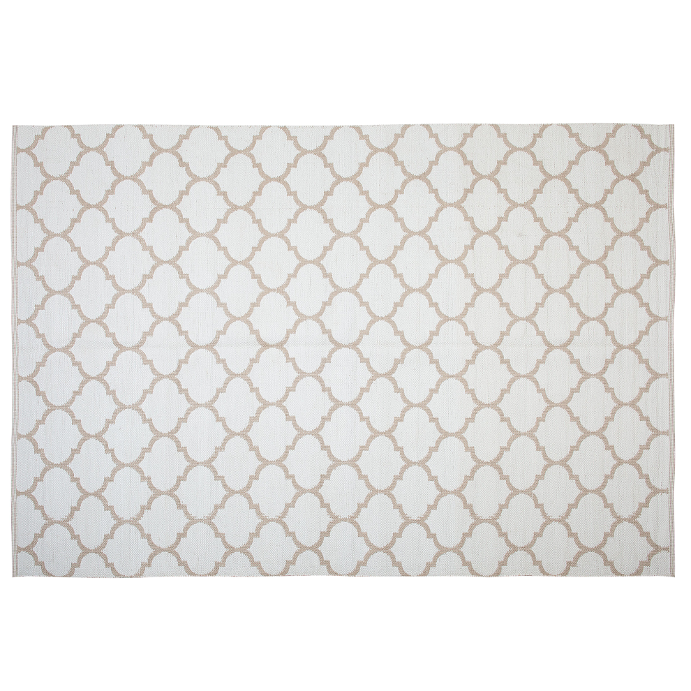 Reversible Area Rug 140 x 200 cm Beige AKSU