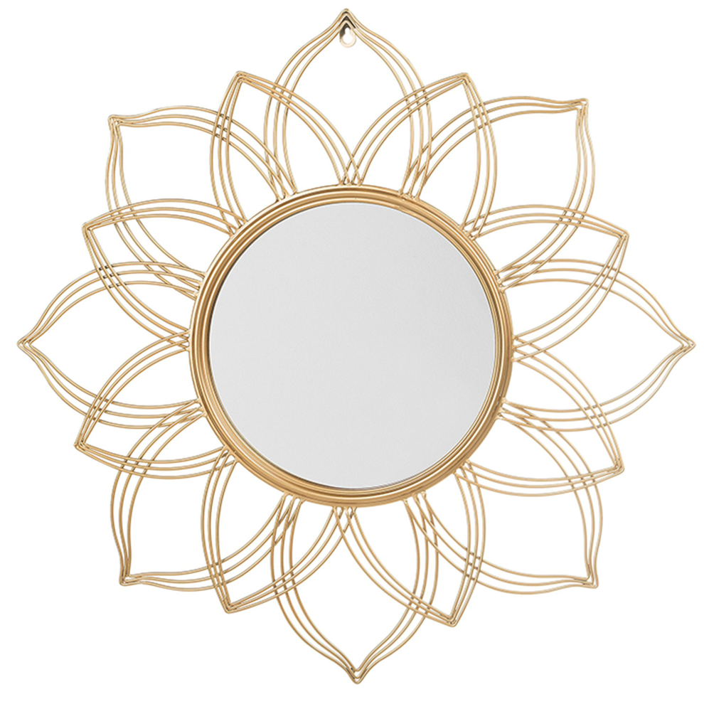 Wall Mirror MILLY 67 cm 67 cm Metal Gold