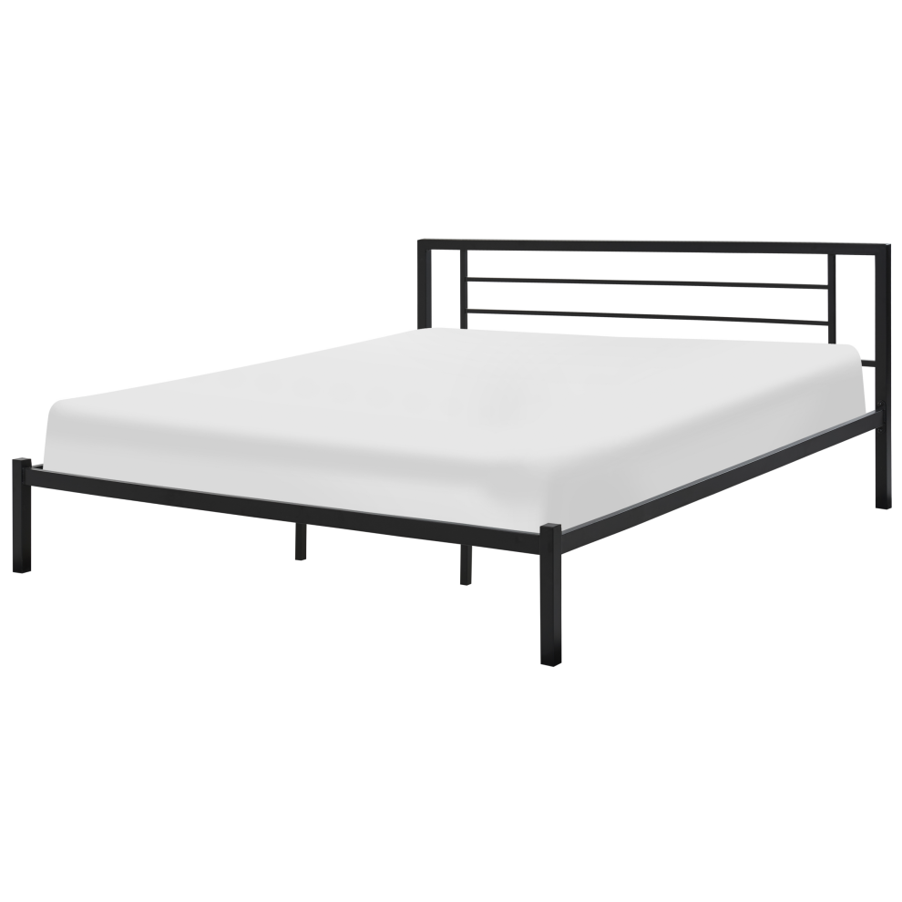Bed Metal CUSSET 180 x 200 cm (EU Super King) Black