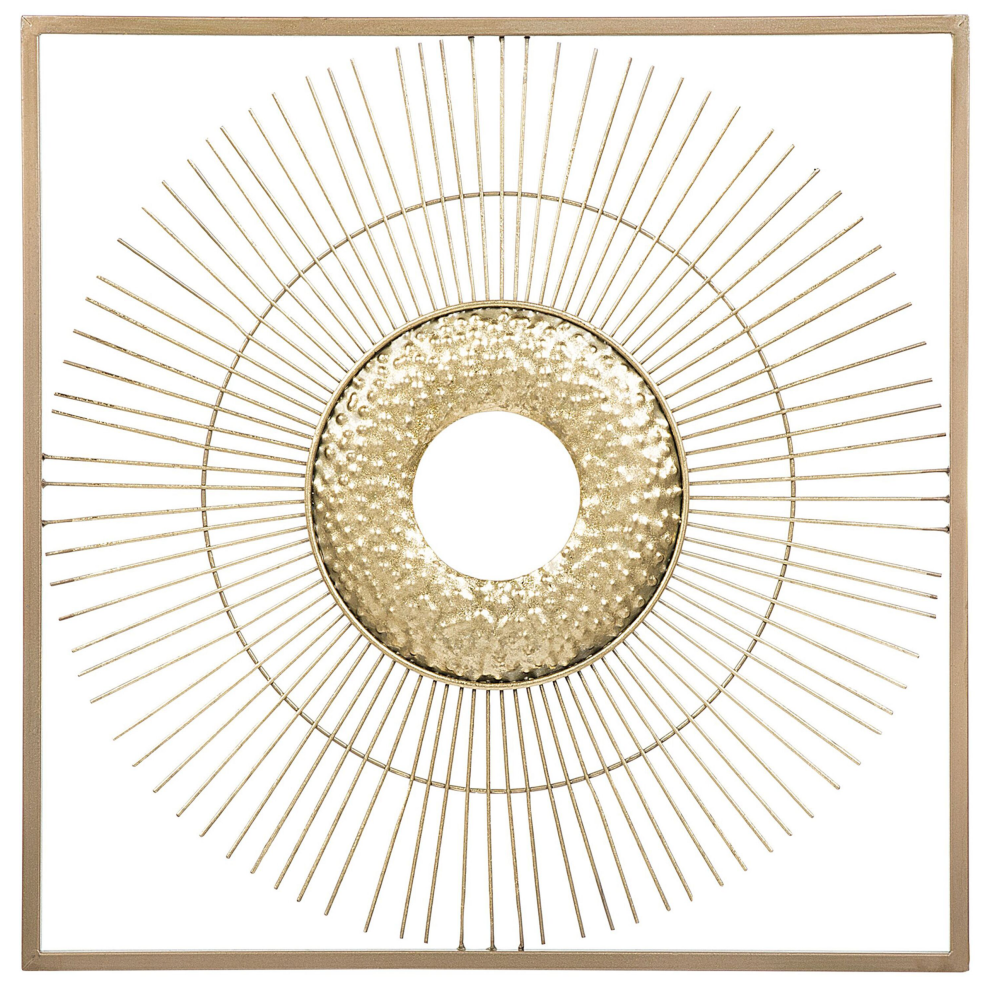 Wall Decor MERCURY Metal 50 cm Gold