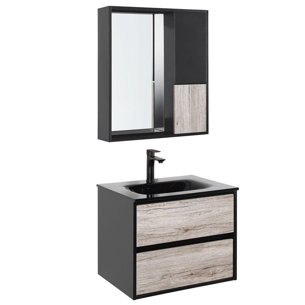 Bathroom Vanity Set TERUEL Black