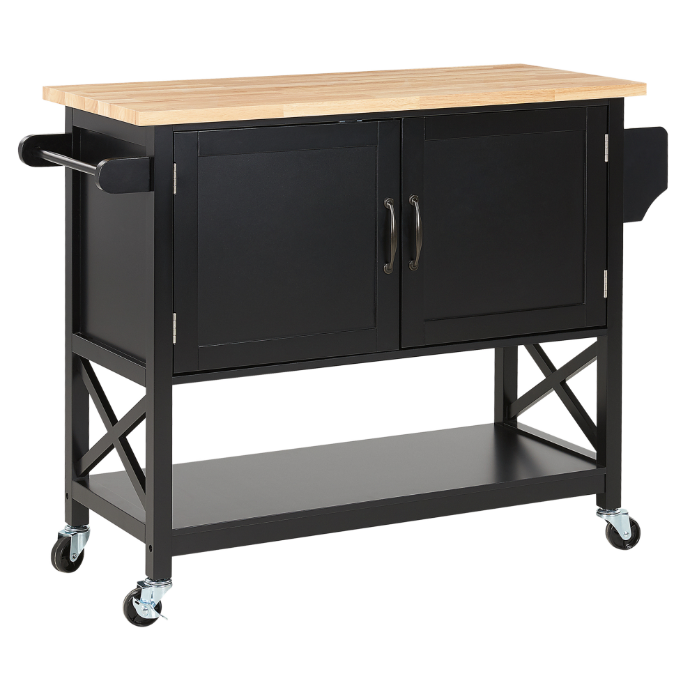 Kitchen Trolley MELE Black