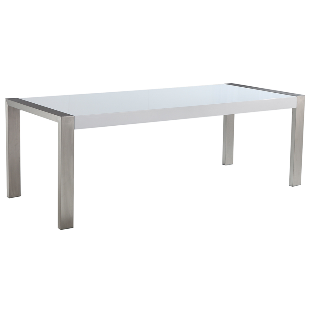 Dining Table ARCTIC Silver 220 cm 90 cm