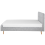 Beliani Bed Fabric RENNES 180 x 200 cm (EU Super King) Light Grey 6