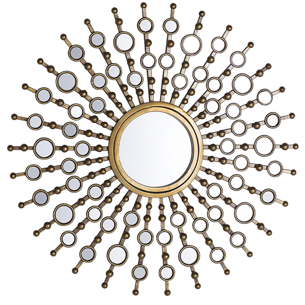 Wall Mirror BLOIS 70 cm 70 cm Metal Gold