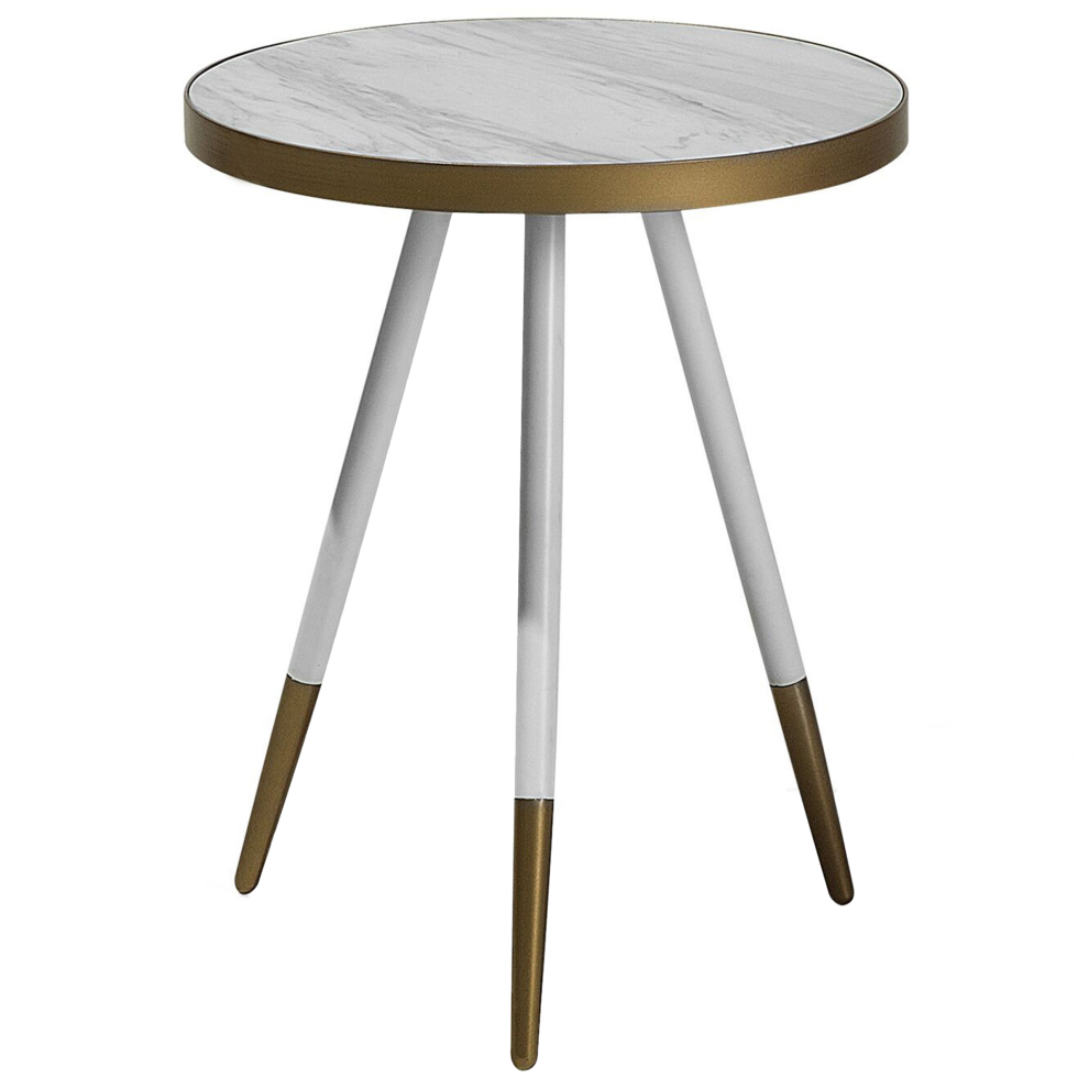 Side Table RAMONA White Marble