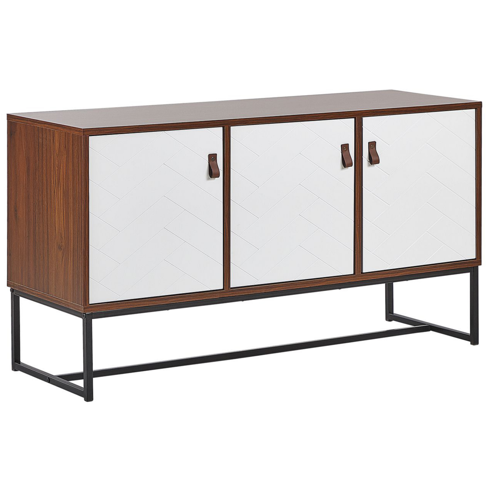 Cabinet NUEVA Dark Brown/ White