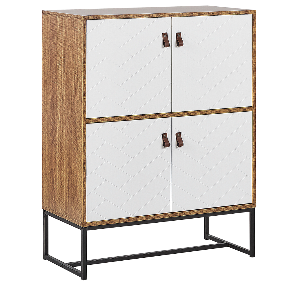 Cabinet NUEVA Light Brown/ White