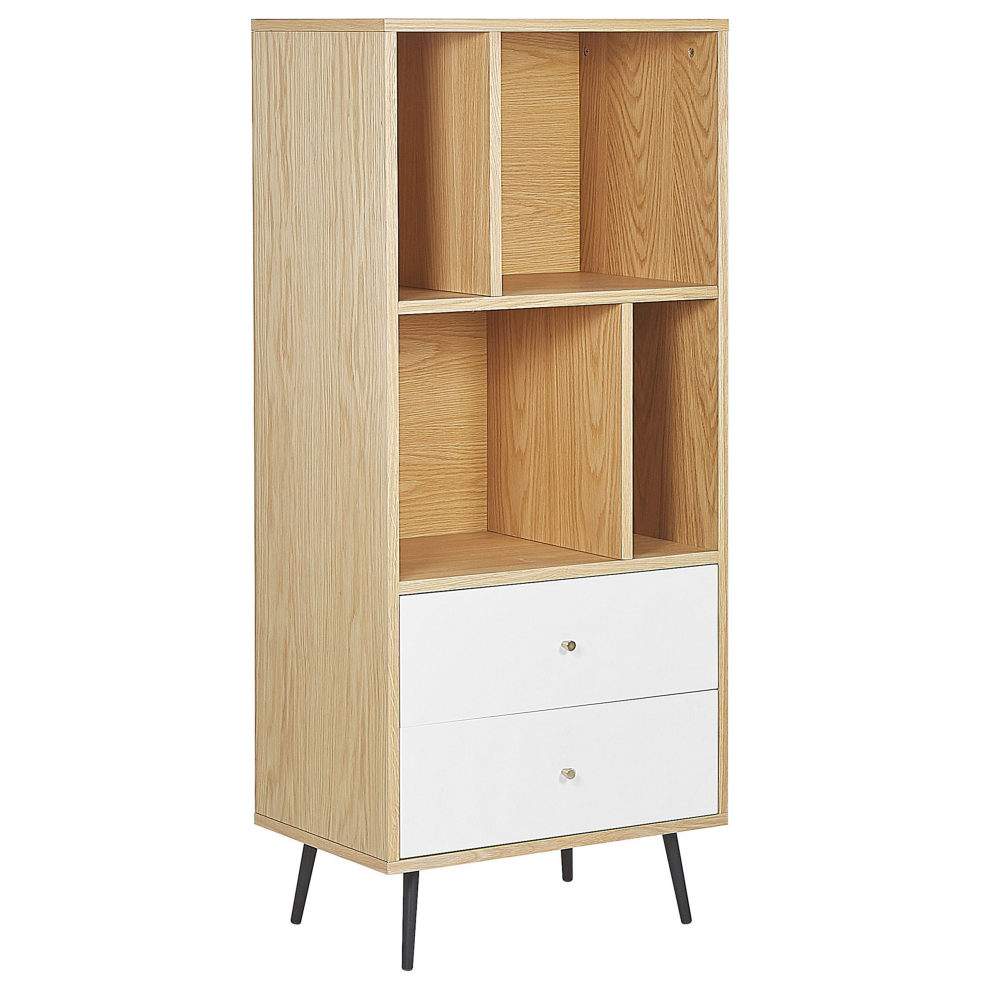 Bookcase RICHMOND 139 cm Light Oak