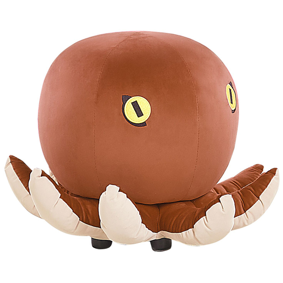 Velvet Animal Stool Brown OCTOPUS