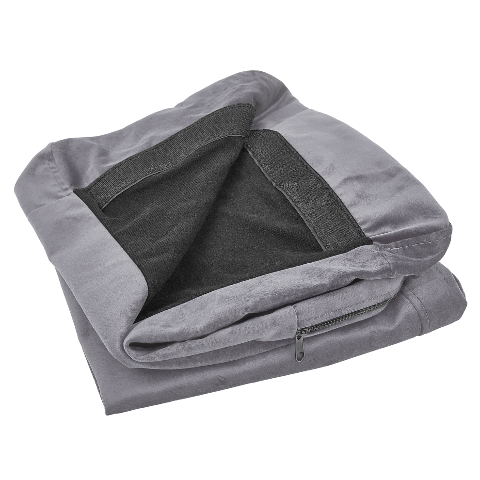 2 Seater Sofa Cover BERNES Velvet Grey