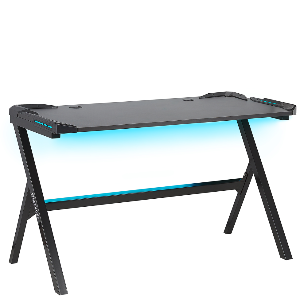 Gaming Desk 120 x 60 cm Black DANVERS