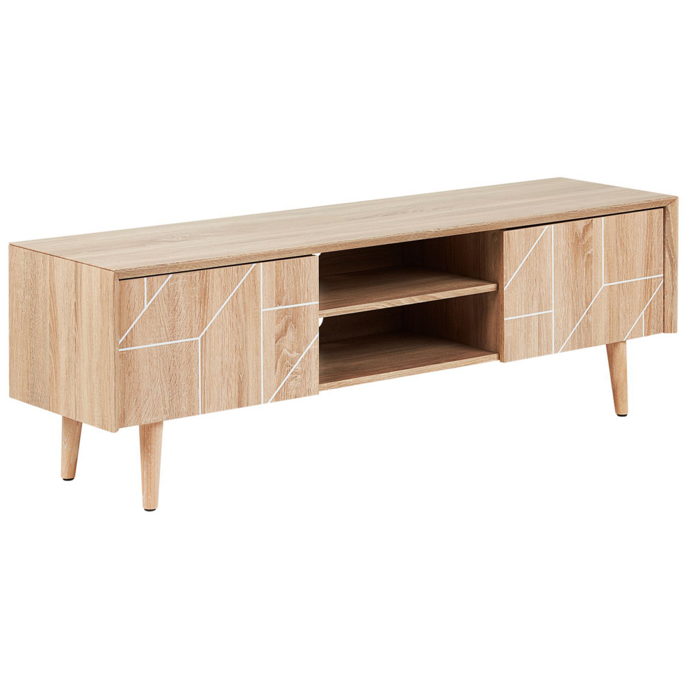 TV Stand FRANKLIN Light Brown