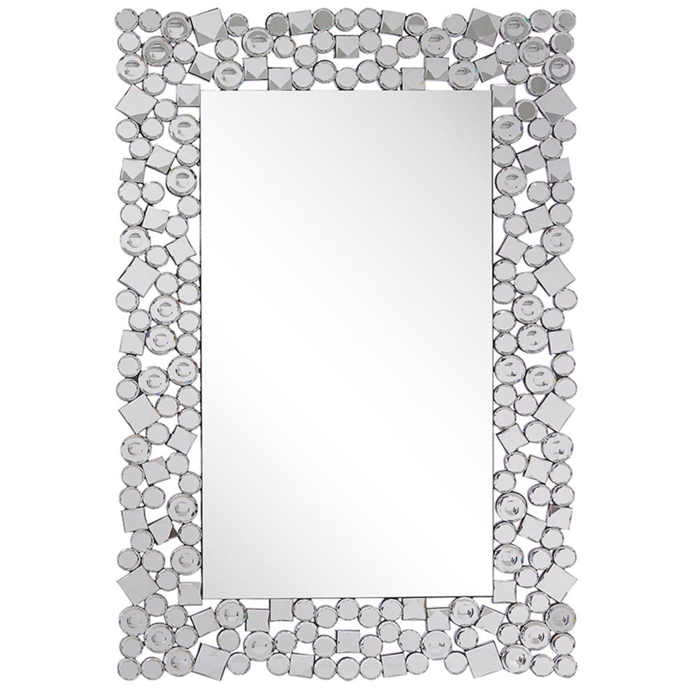 Wall Mirror MERNEL 60 cm 90 cm Silver