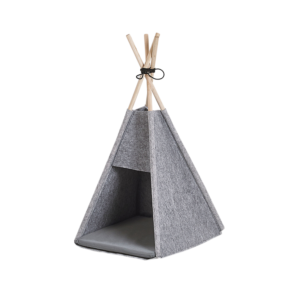 Pet Bed ULUBEY Felt Light Grey