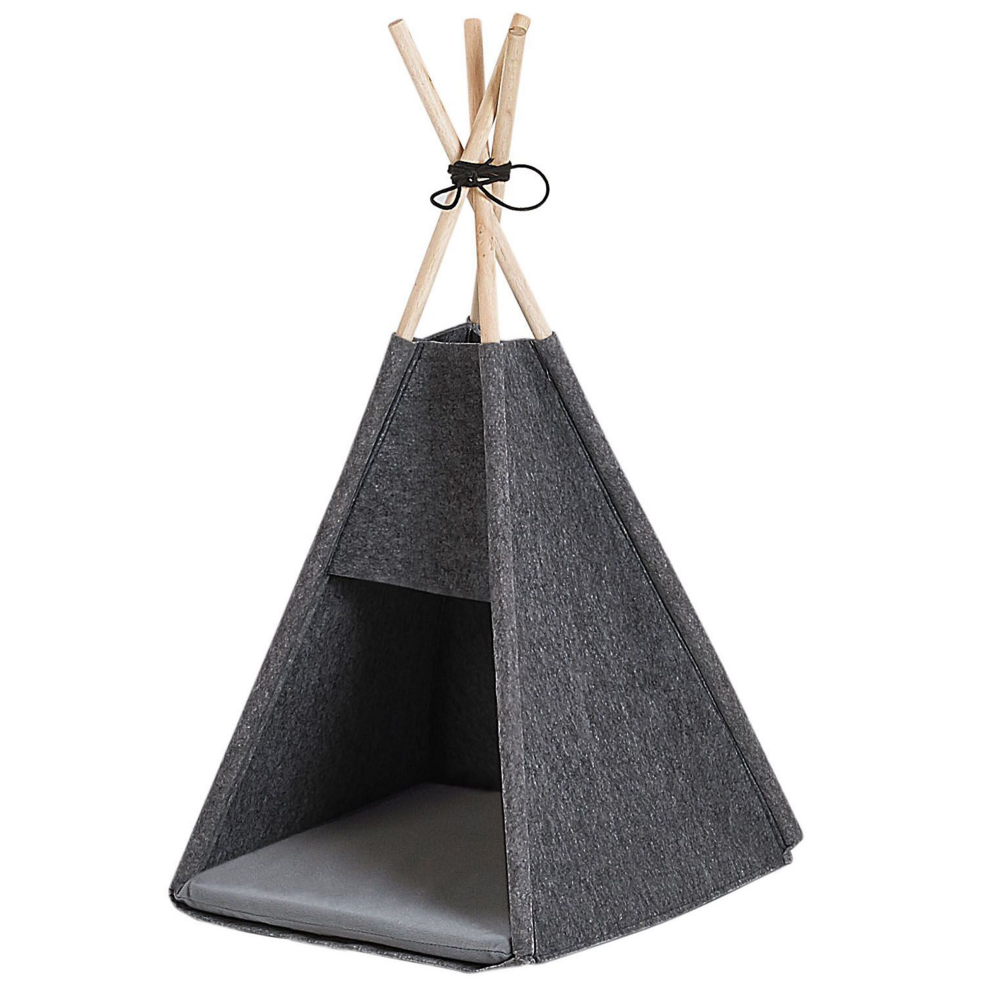 Pet Bed ULUBEY Felt Dark Grey
