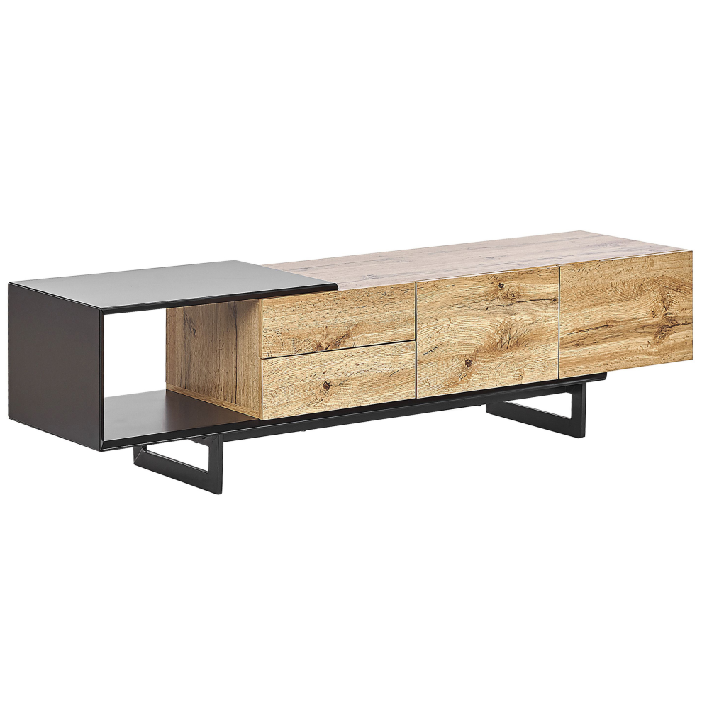 TV Stand FIORA Brown/ Black