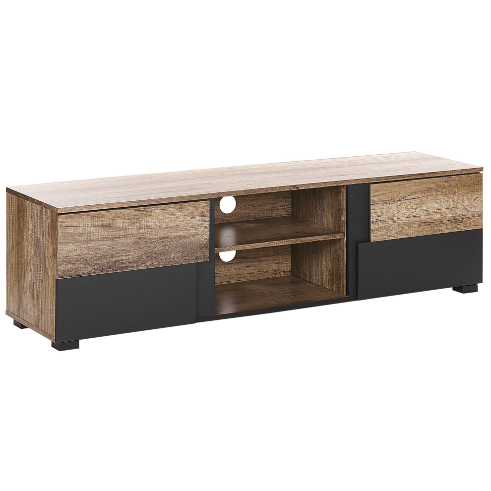 TV Stand STERLING Brown/ Black