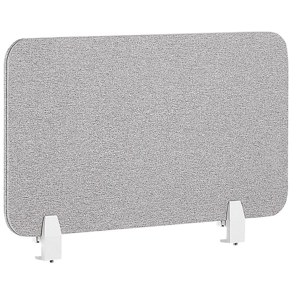 Desk Screen 72 x 40 cm Light Grey WALLY