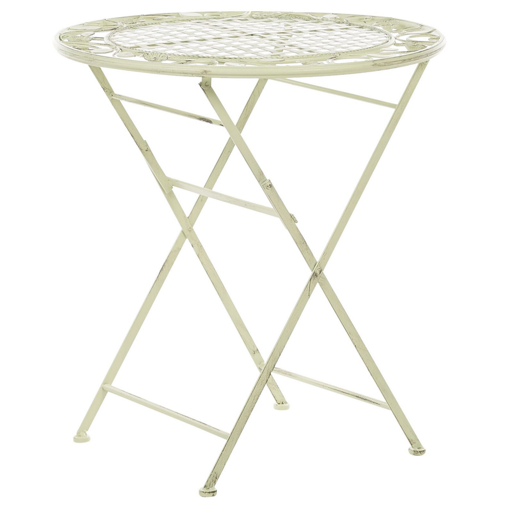 Bistro Table BIVIO 70 cm 70 cm Metal Light Green