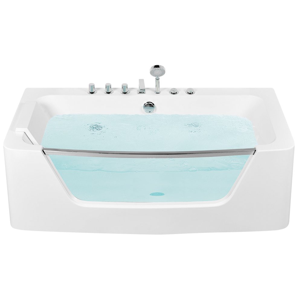 Hot Tub Bath 1700 x 850 mm White BARRANCA
