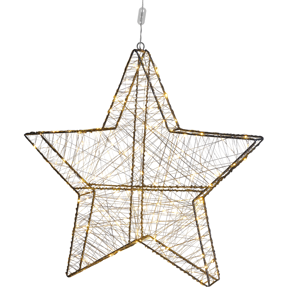 Wall Decor Star KURULA Metal 58 cm Silver