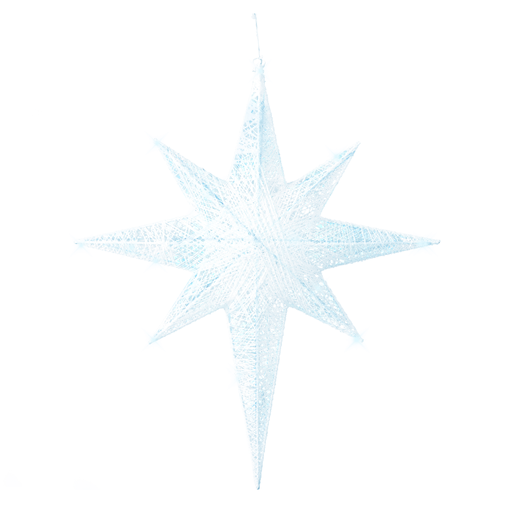 Outdoor LED Hanging Decor Star 67 cm White OSMA