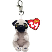 TY Beanie Bellies Key Clip Izzy Pug 10cm