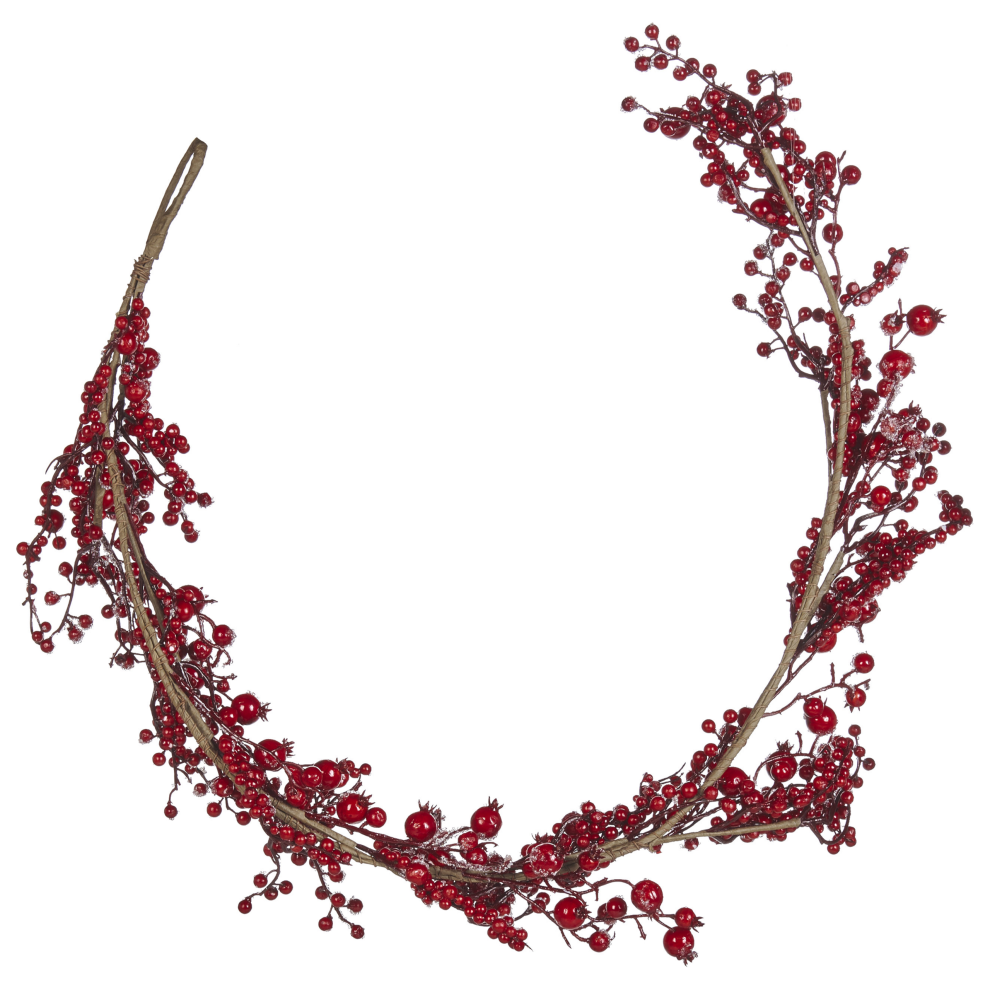 Christmas Garland 150 cm Red TARIFA