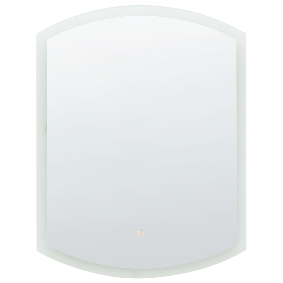 LED Bathroom Mirror BEZIERS 60 cm 78 cm Silver